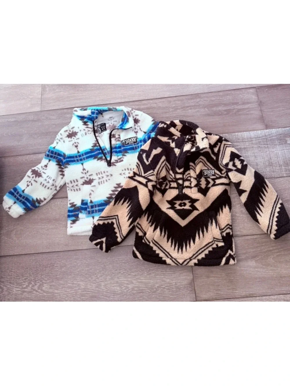 Binky bro fleece 3/4 zip crew necks 4t